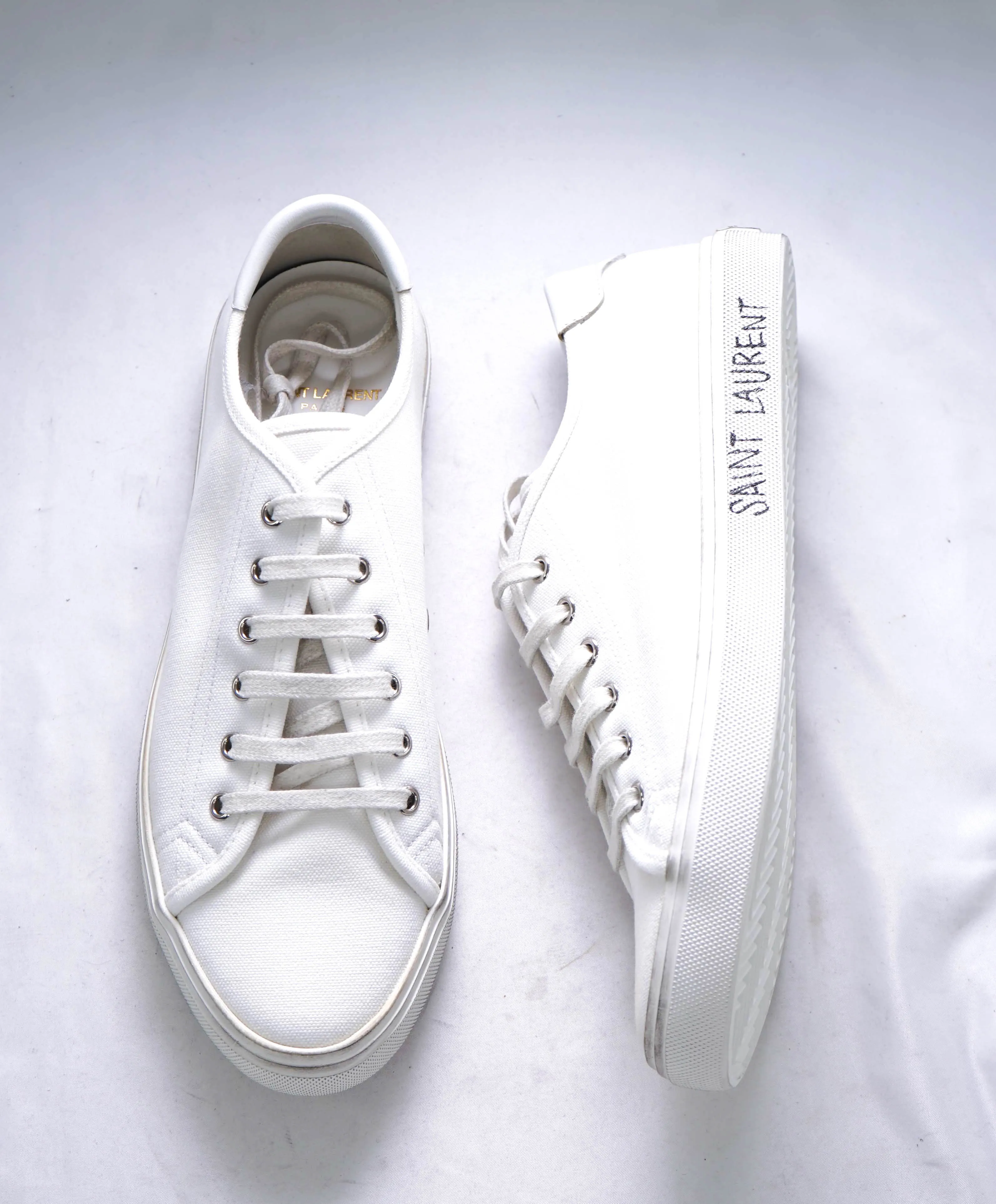 $750 SAINT LAURENT - *MALIBU* Sneakers White - 9 (42EU)