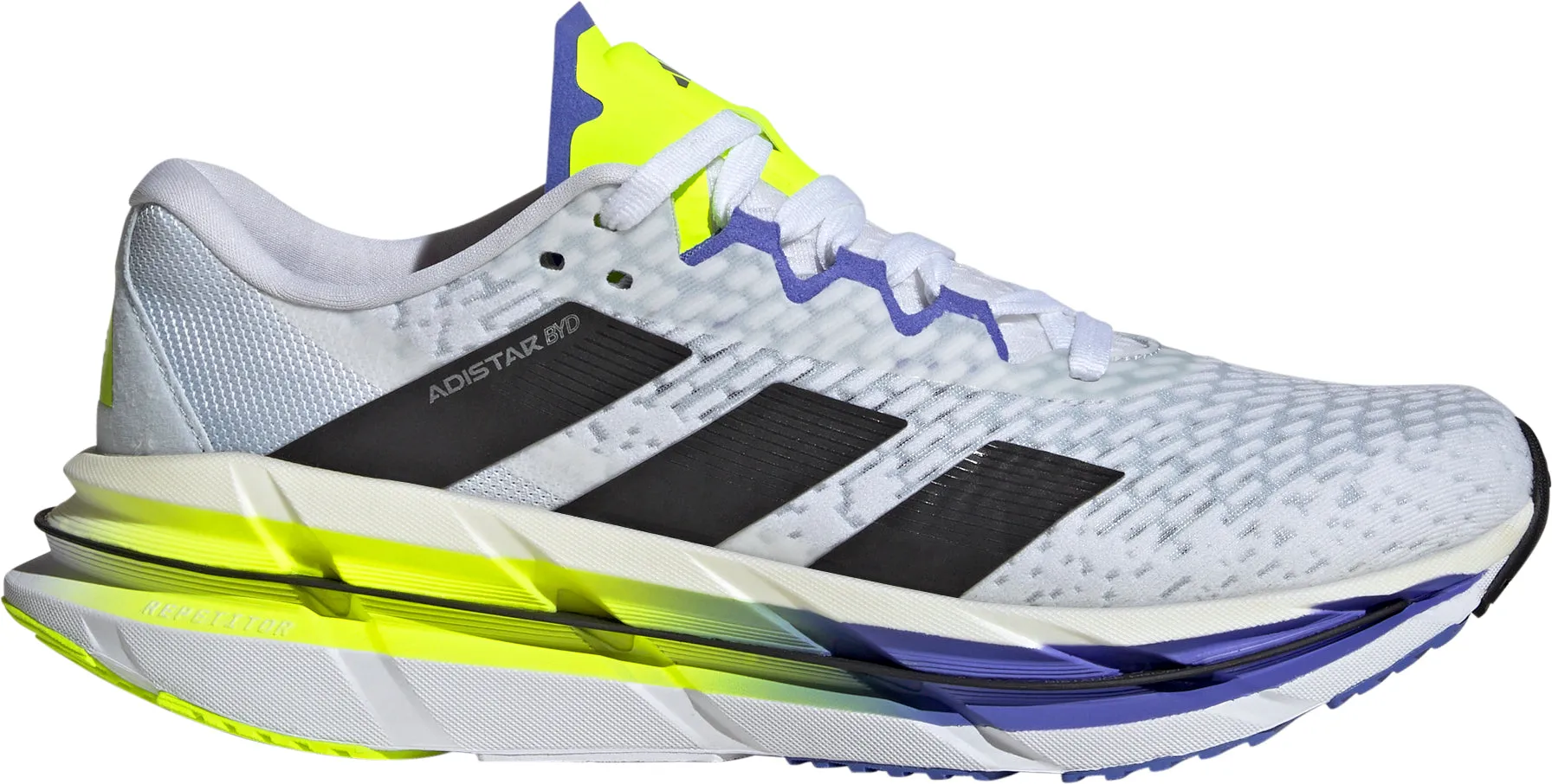 adidas Adistar BYD Mens Running Shoes - White