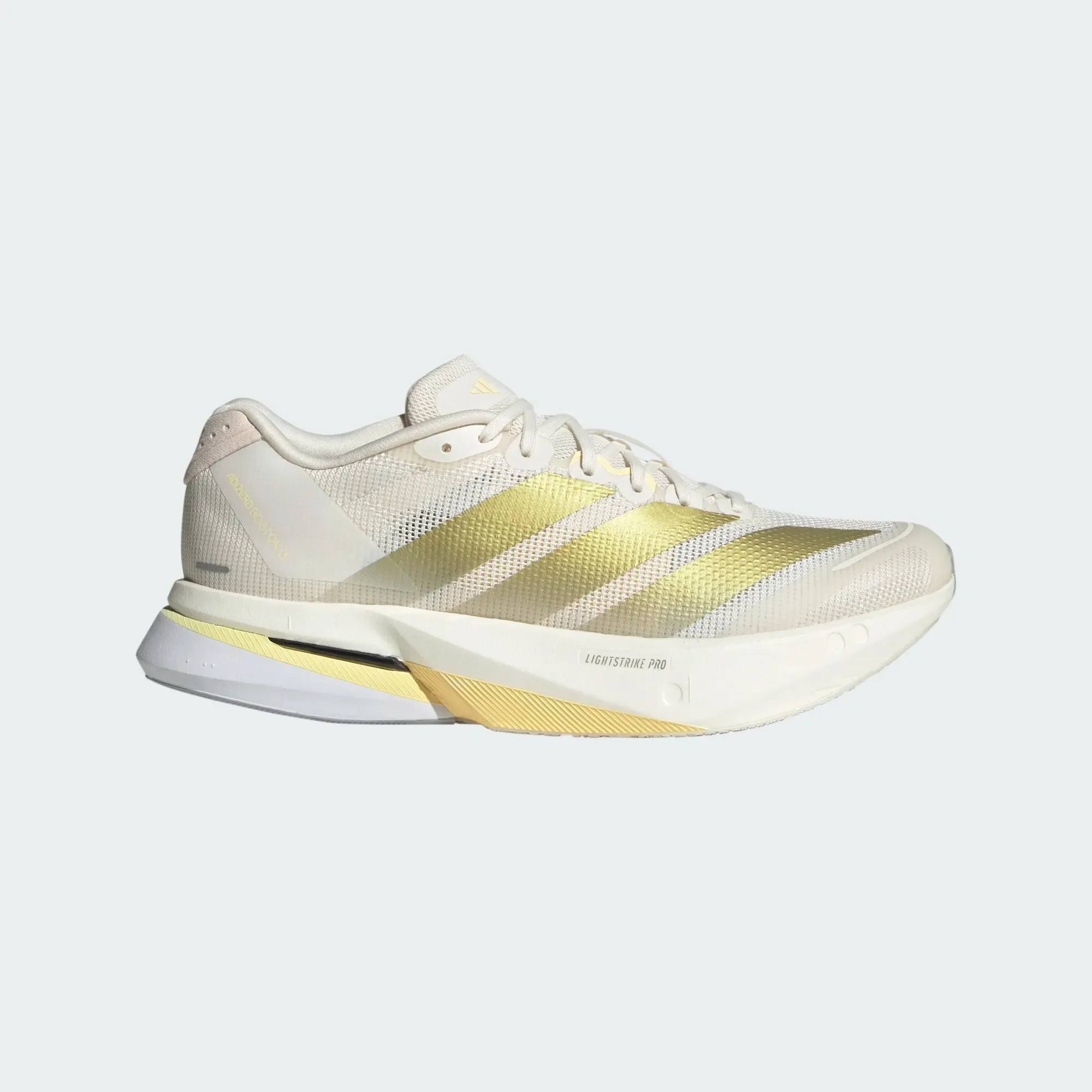 Adidas | Adizero Boston 13 | Women's | Chalk White/Gold Met/ Orange Tint