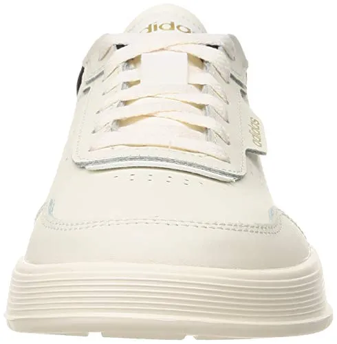 Adidas Men's Courtrook CWHITE/CBLACK Tennis Shoe-8 Kids UK (FZ2949)