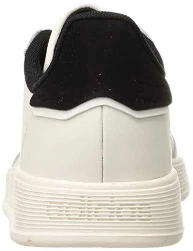Adidas Men's Courtrook CWHITE/CBLACK Tennis Shoe-8 Kids UK (FZ2949)