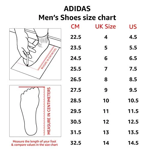 Adidas Men's Courtrook CWHITE/CBLACK Tennis Shoe-8 Kids UK (FZ2949)