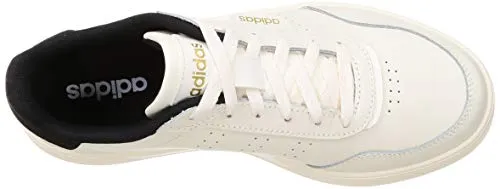 Adidas Men's Courtrook CWHITE/CBLACK Tennis Shoe-8 Kids UK (FZ2949)
