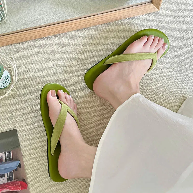 ADVBRIDGE  -  Summer Candy Color Women Slipper Fashion Slip On Ladies Casual Flip Flop Shoes Soft Flat Heel Outdoor Beach Slide New Woman