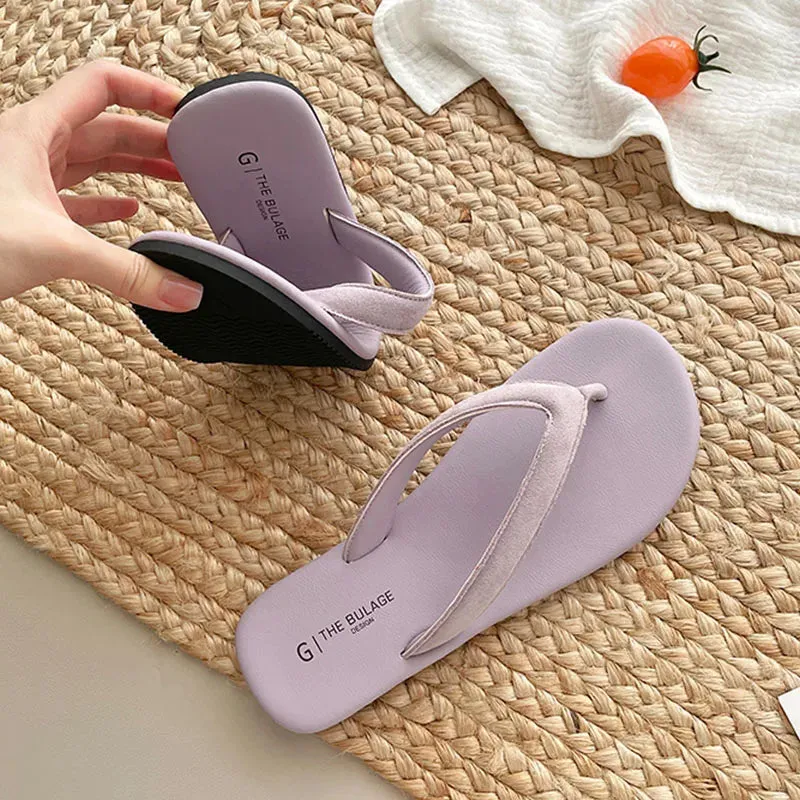 ADVBRIDGE  -  Summer Candy Color Women Slipper Fashion Slip On Ladies Casual Flip Flop Shoes Soft Flat Heel Outdoor Beach Slide New Woman