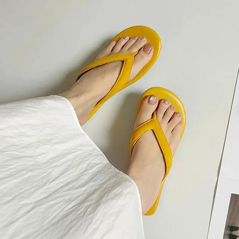 ADVBRIDGE  -  Summer Candy Color Women Slipper Fashion Slip On Ladies Casual Flip Flop Shoes Soft Flat Heel Outdoor Beach Slide New Woman