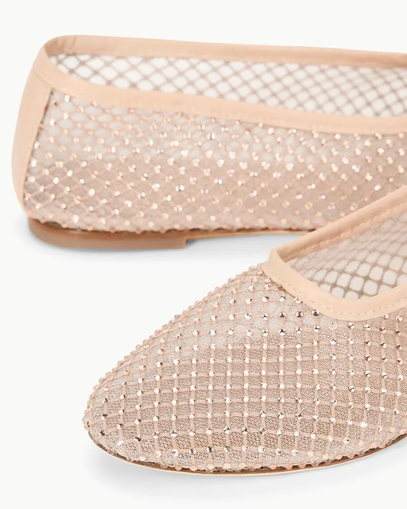 Alba Ballet Flat in Champagne | Staud