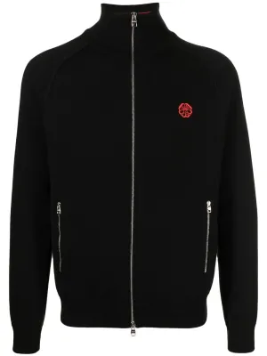 Alexander McQueen Seal Logo zipped sweatshirt