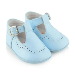 Andanines Patent Blue Pre-Walker Shoes