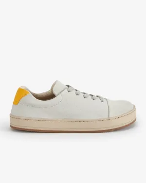 Asher Bio Leather Lace-Up Shoes | Antartica White