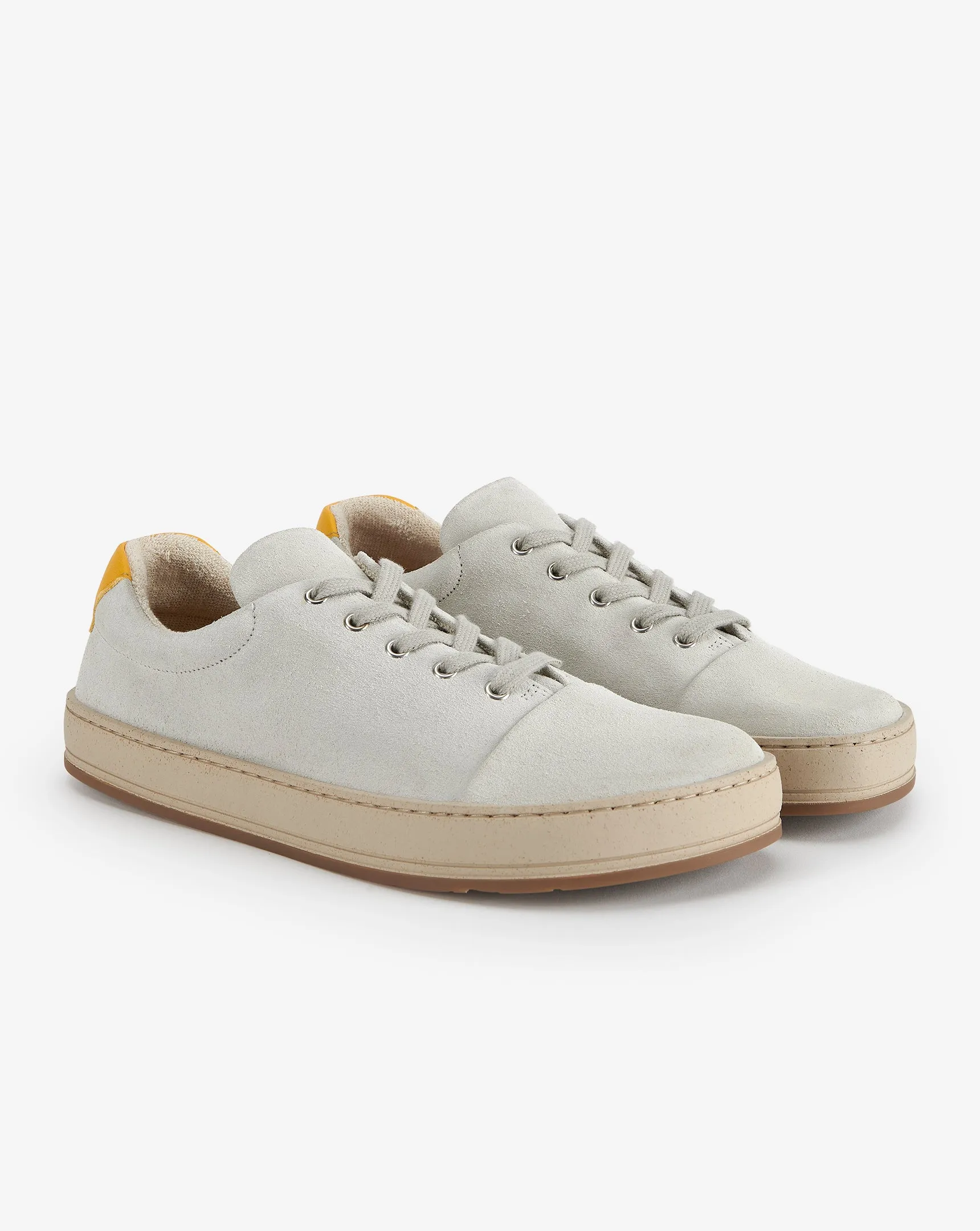 Asher Bio Leather Lace-Up Shoes | Antartica White