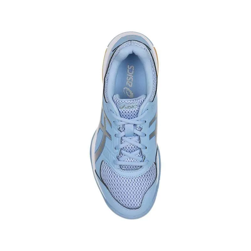 Asics Women's Gel-Rocket 8 Indoor Court Shoes in Airy Blue/Silver/White