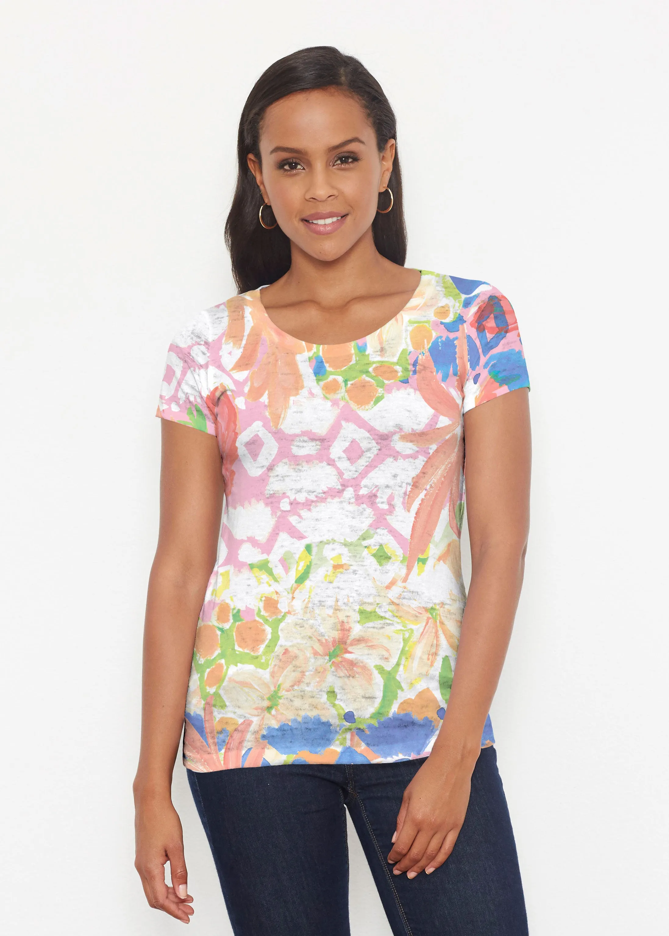 Bali (17254) ~ Short Sleeve Scoop Shirt