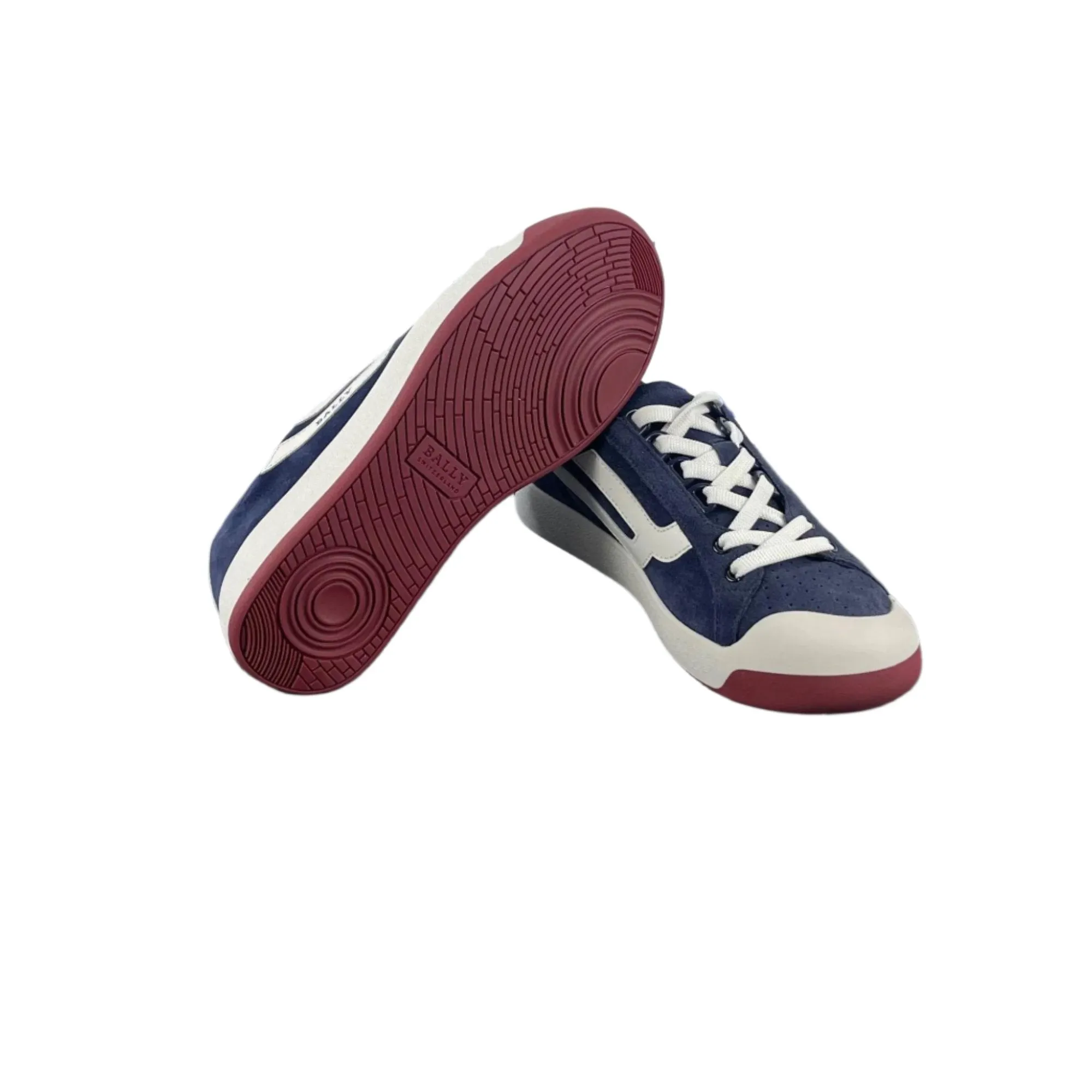 Bally New Competition Blue Leather Sneakers