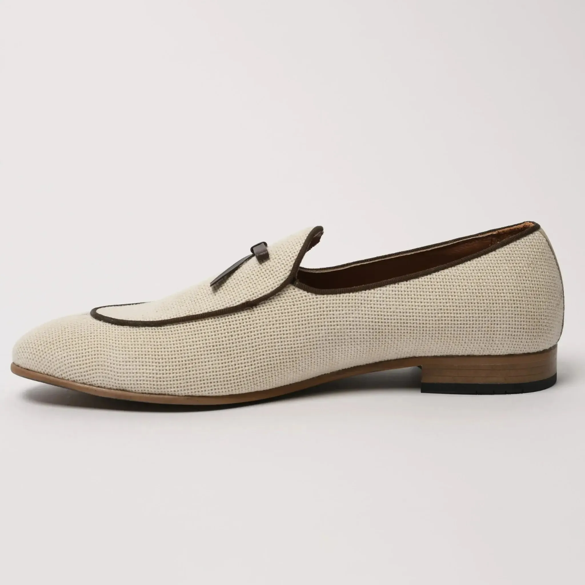 Belgian Loafers Ivory White