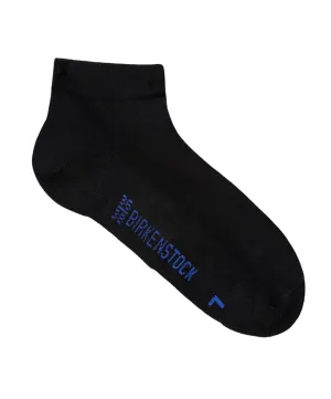 Birkenstock Socks Cotton Sole Sneaker Black Socks 2 Pack