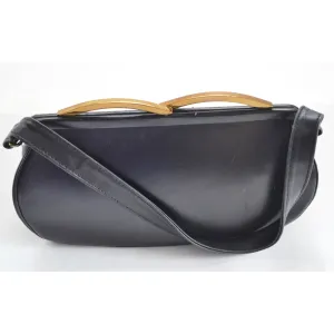 Black Leather Purse By Kessler