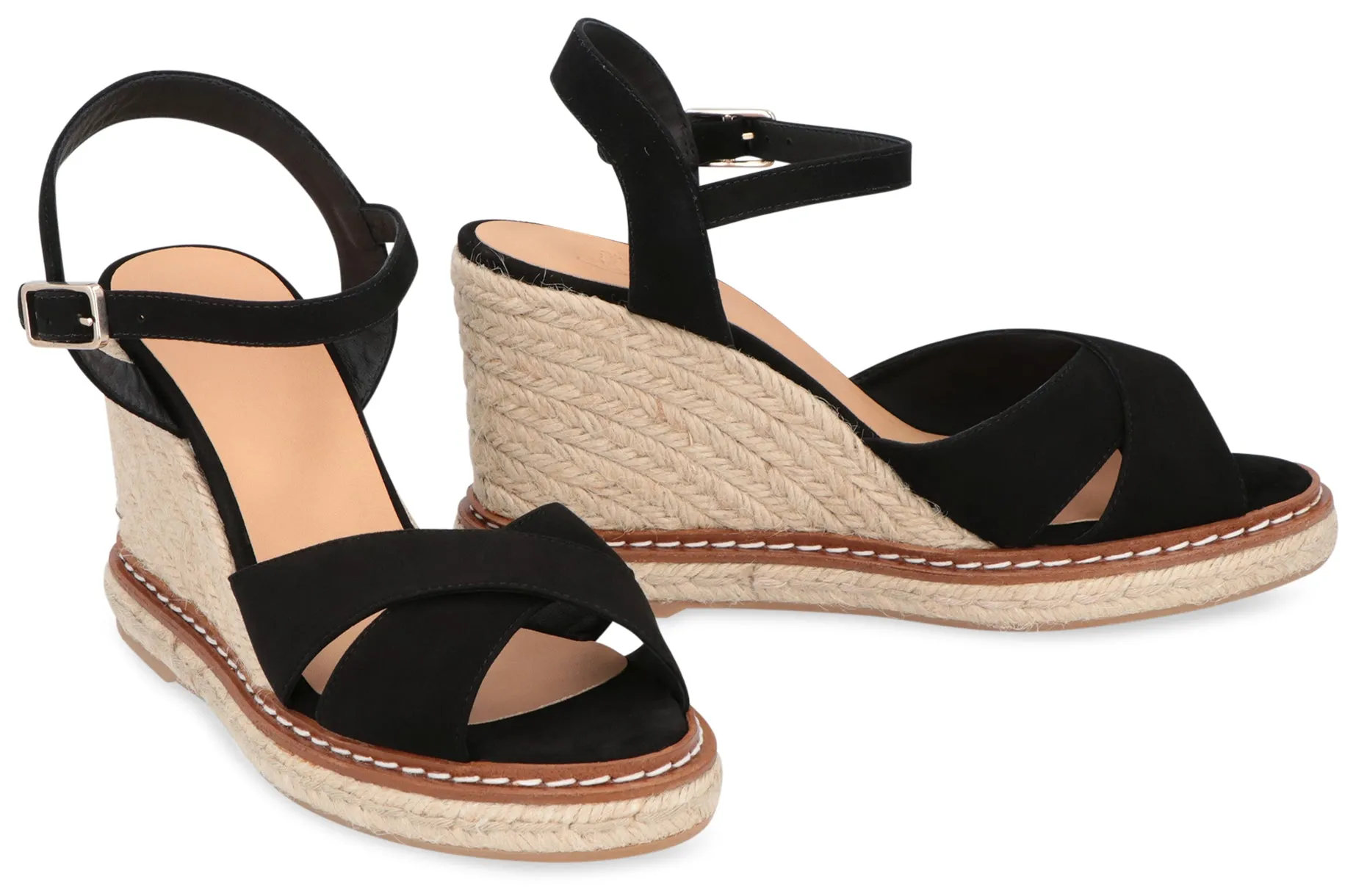 Blaudia jute wedge sandals