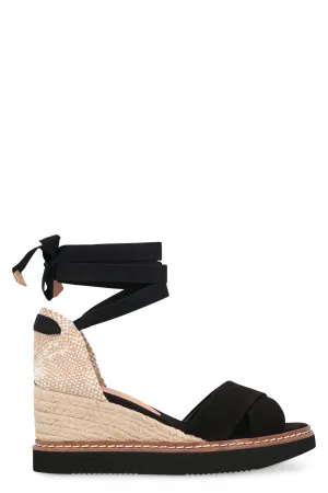Bonnie jute wedge sandals