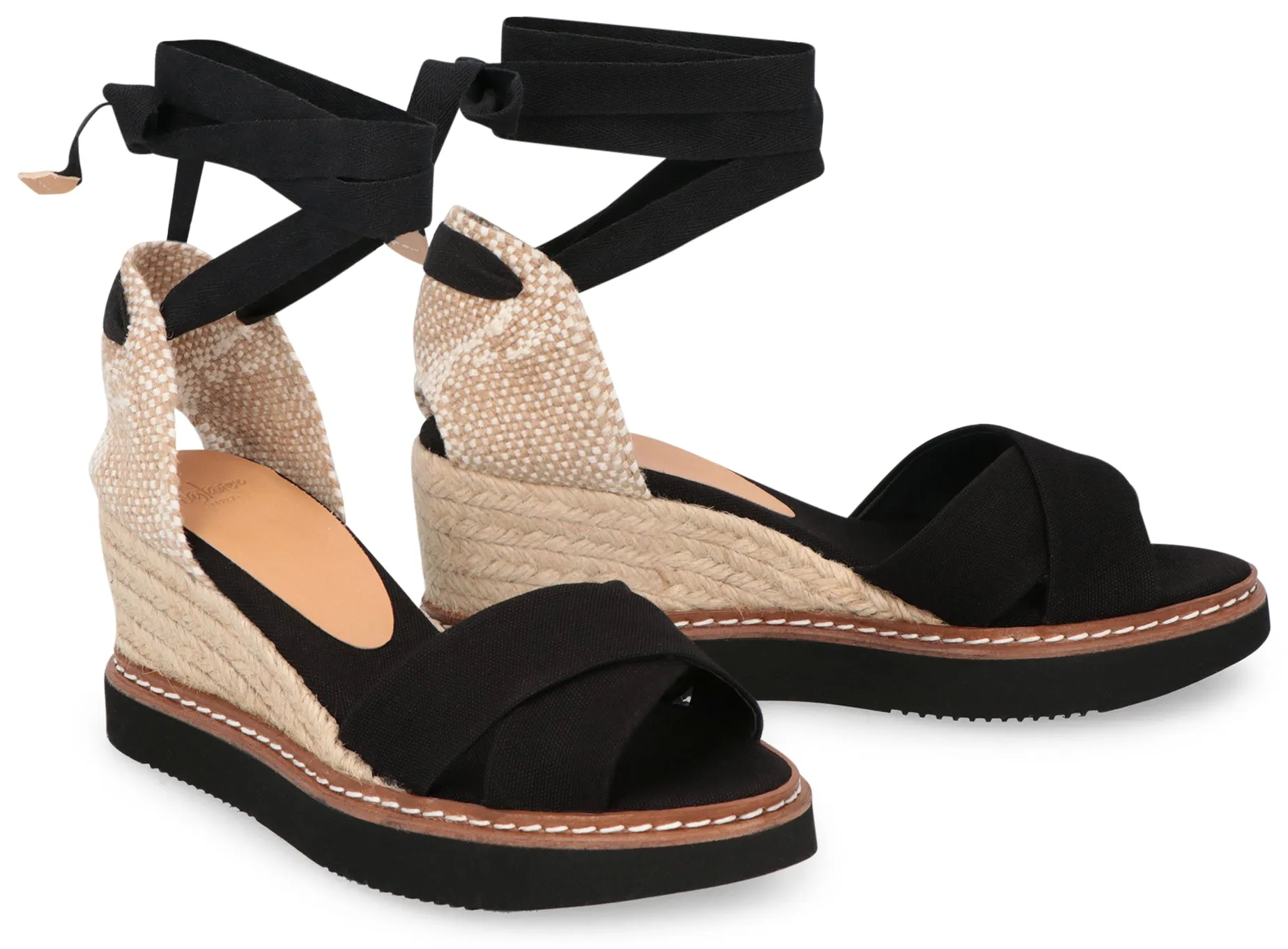 Bonnie jute wedge sandals
