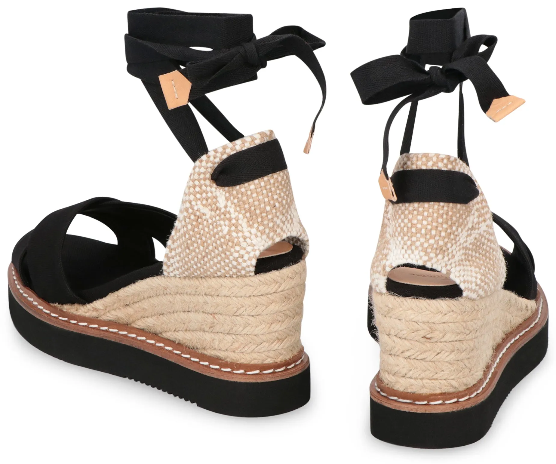 Bonnie jute wedge sandals