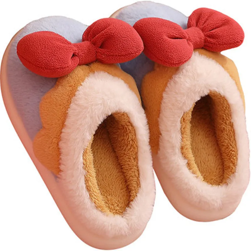 Bowknot Cotton Slippers UB3493