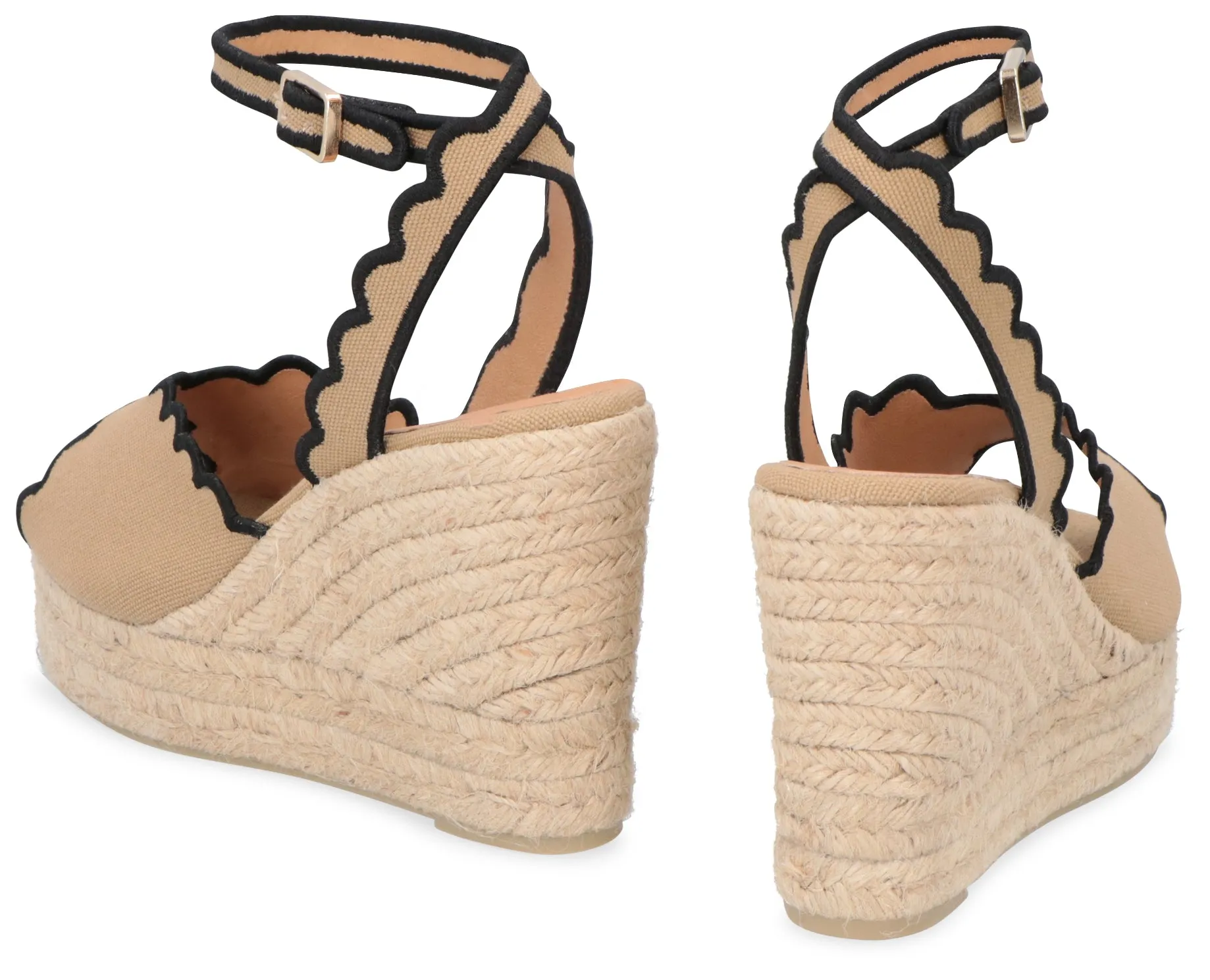 Brini jute wedge sandals