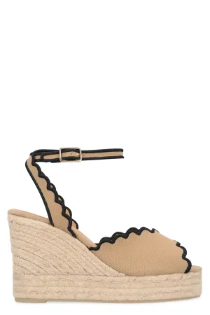 Brini jute wedge sandals