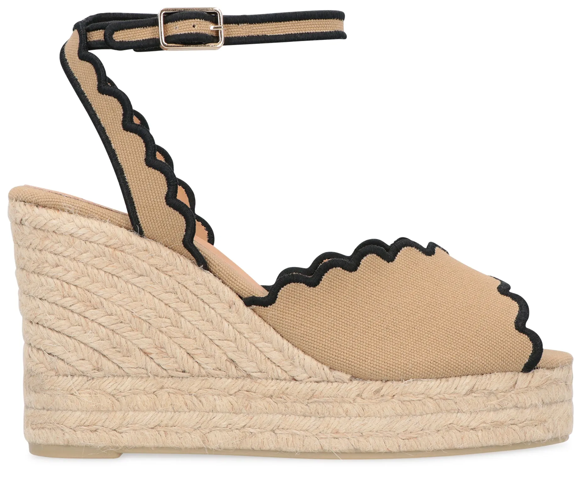 Brini jute wedge sandals
