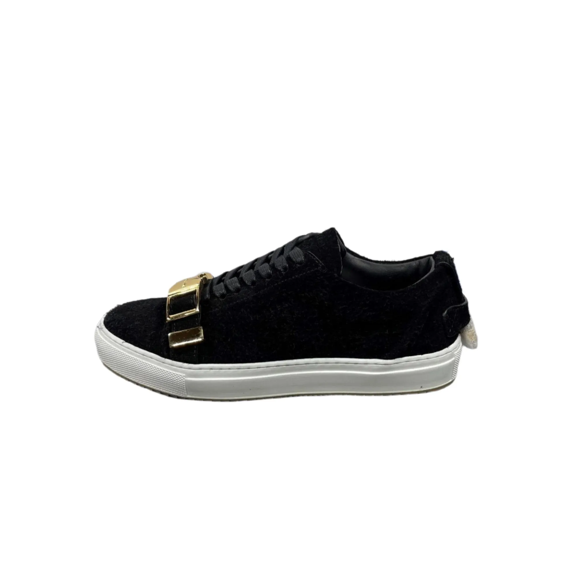 Buscemi 50MM Black Hairy Black Suede Sneakers
