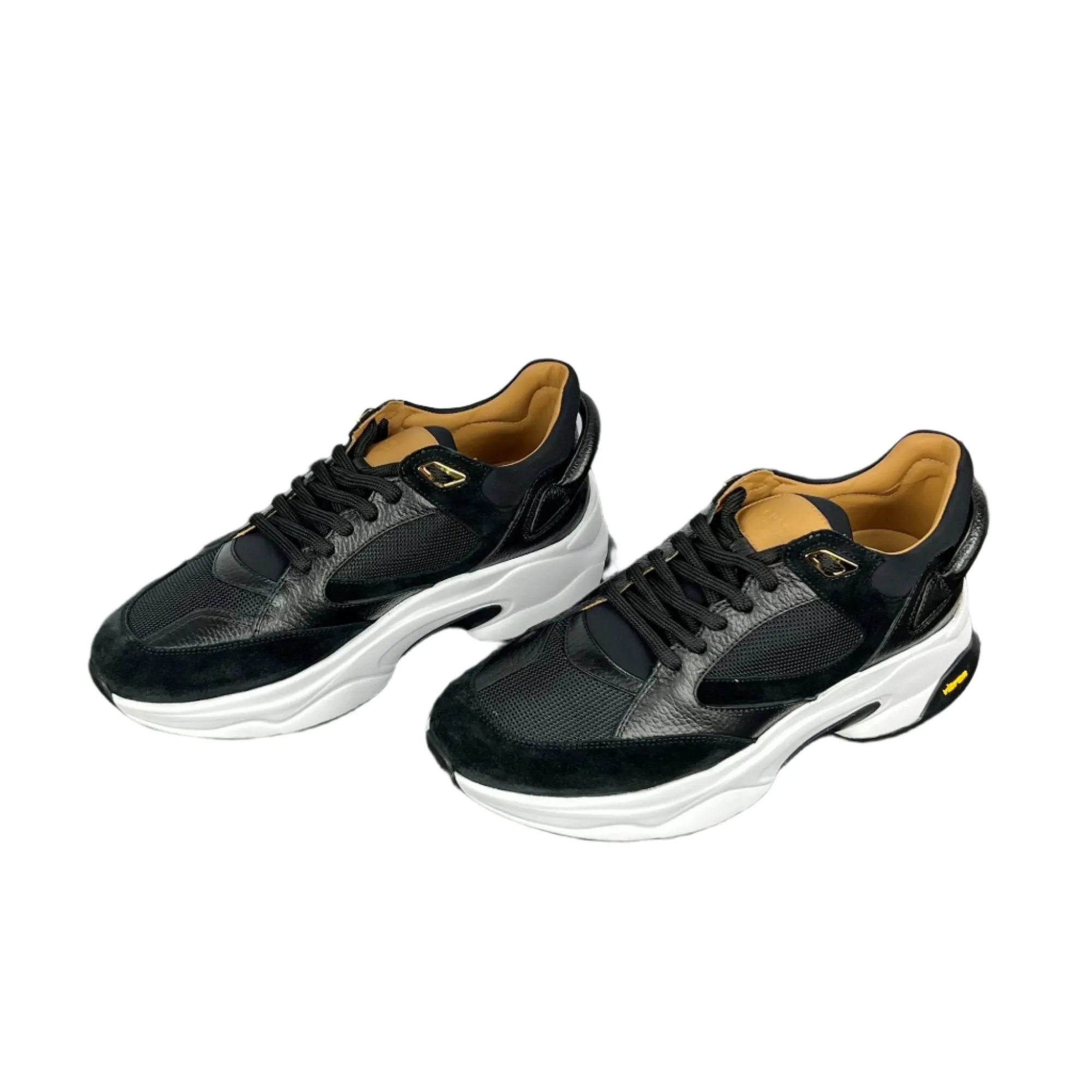 Buscemi Veloce Mix Alce Black Suede Sneakers