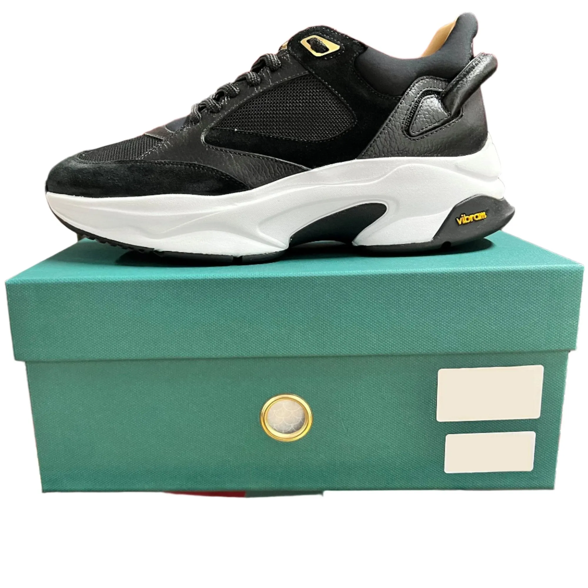Buscemi Veloce Mix Alce Black Suede Sneakers