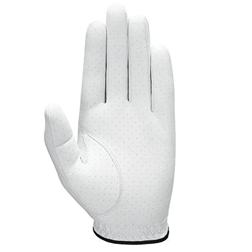 Callaway Women's Opti Flex Glove, White, Small, Worn on Left Hand