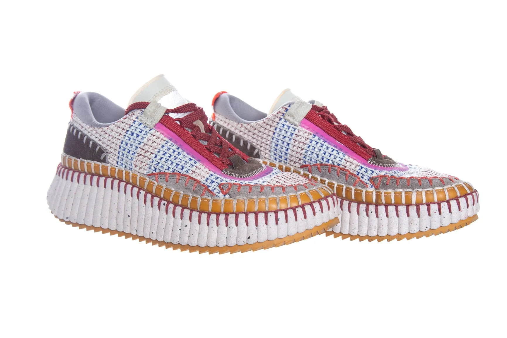 Chloe Multi Nama Sneakers SZ 37
