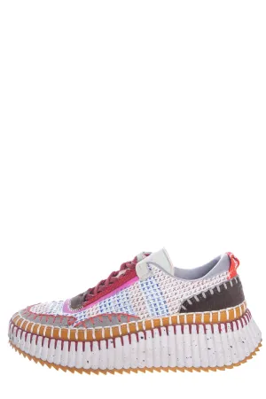 Chloe Multi Nama Sneakers SZ 37