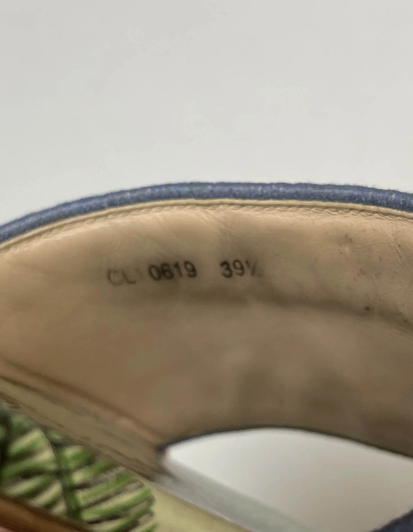 Christian Dior 2020 Canvas Embroidered Dway Slides sz39.5
