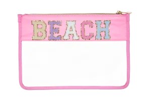 Clear Flat Pouch BEACH