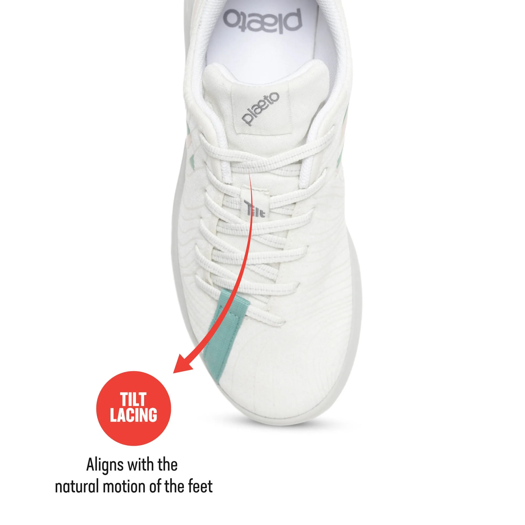Coast Women's Sports Shoes - White / Beige
