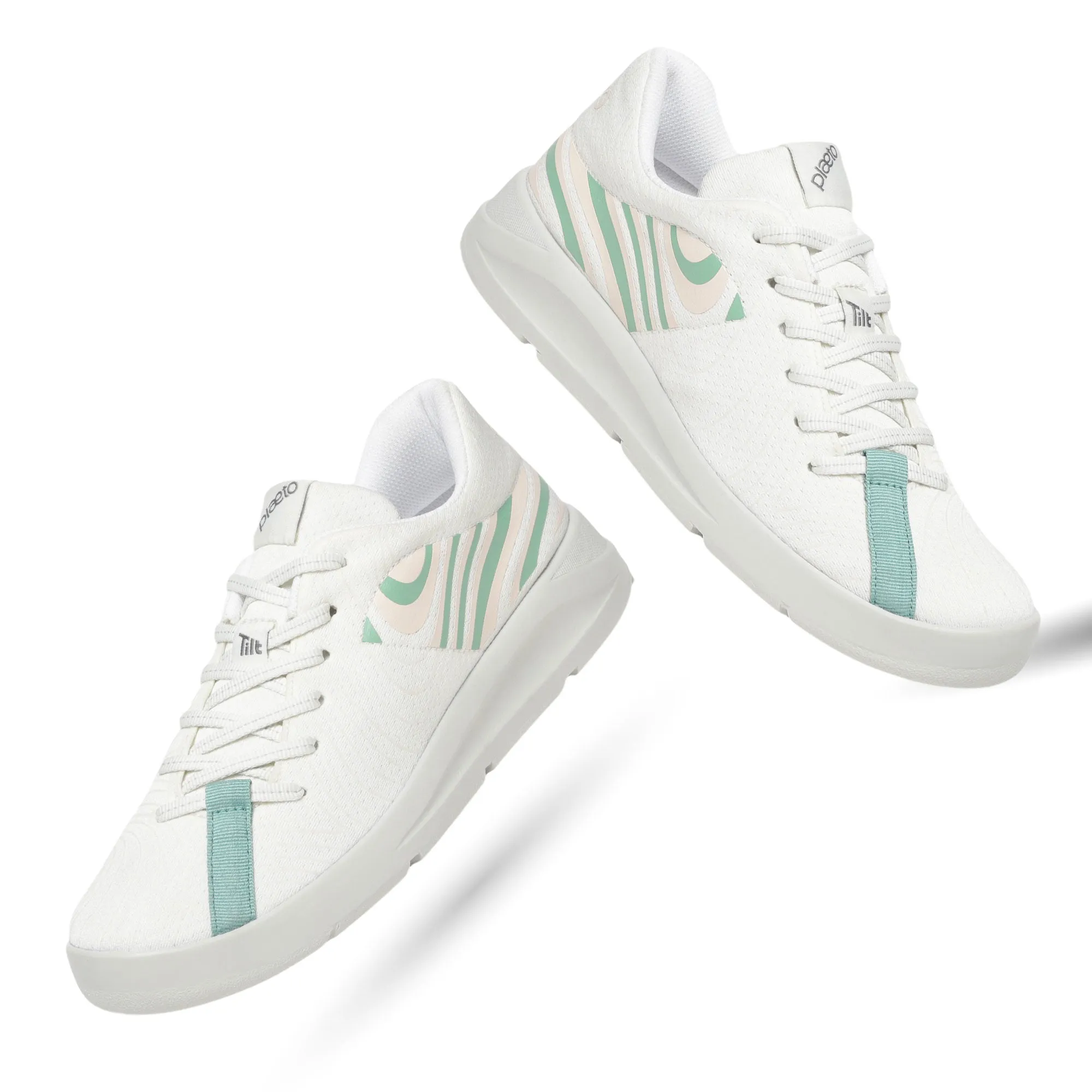 Coast Women's Sports Shoes - White / Beige