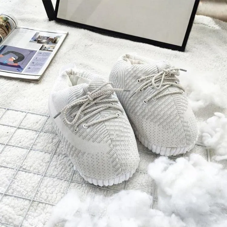 Comfy Plush Sneaker Slippers – Trendy and Ultra-Soft Comfort