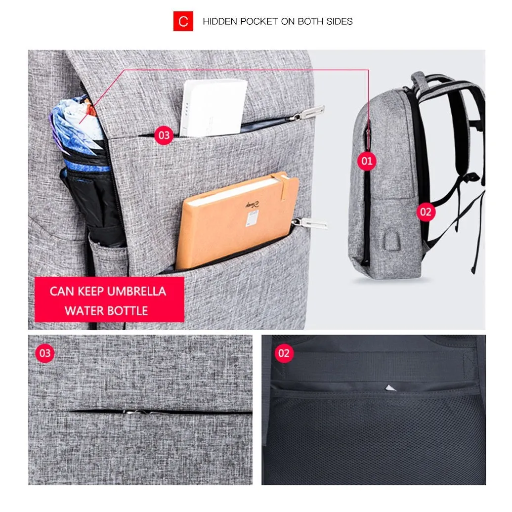 Copy of Backpack USB Charging <br> Canvas