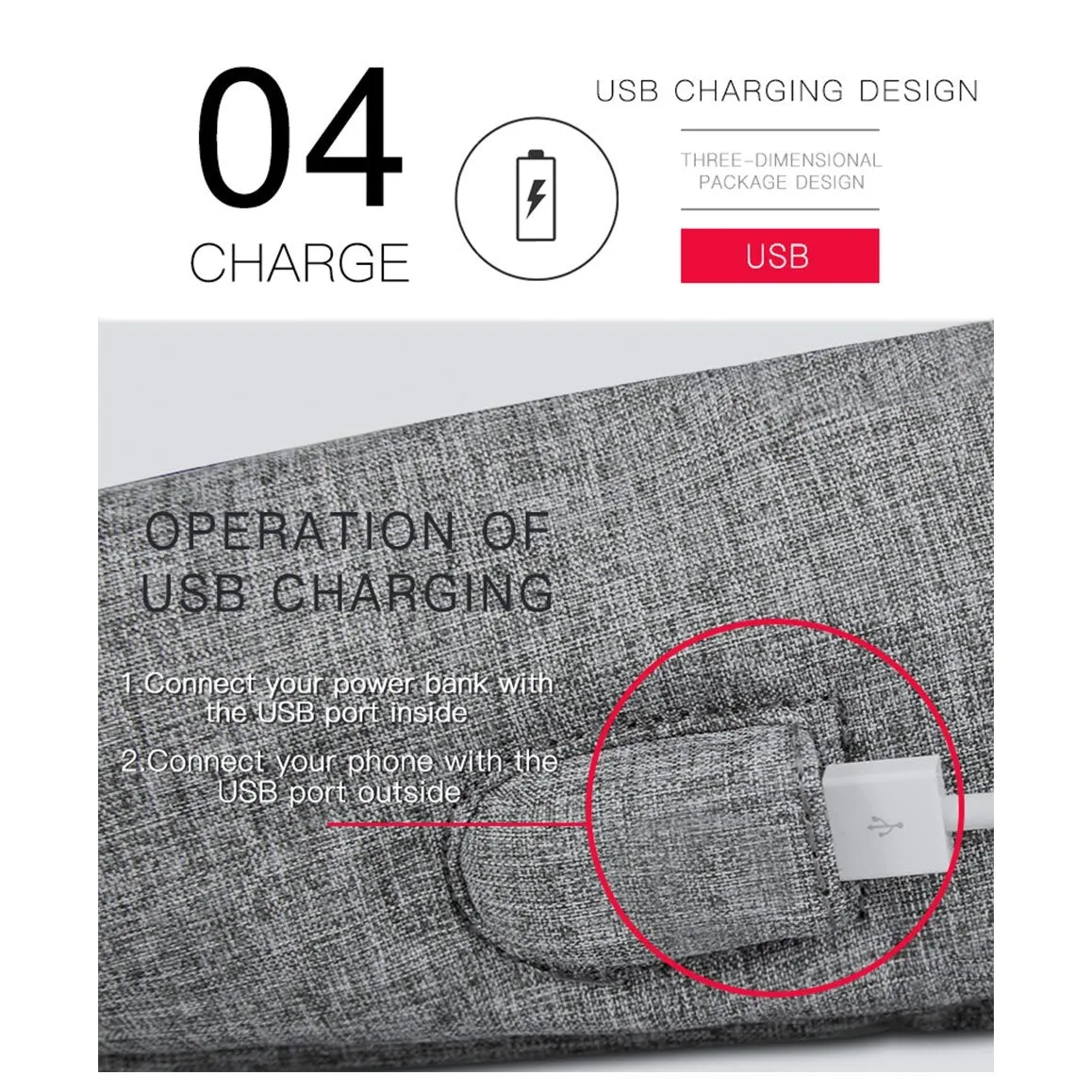 Copy of Backpack USB Charging <br> Canvas