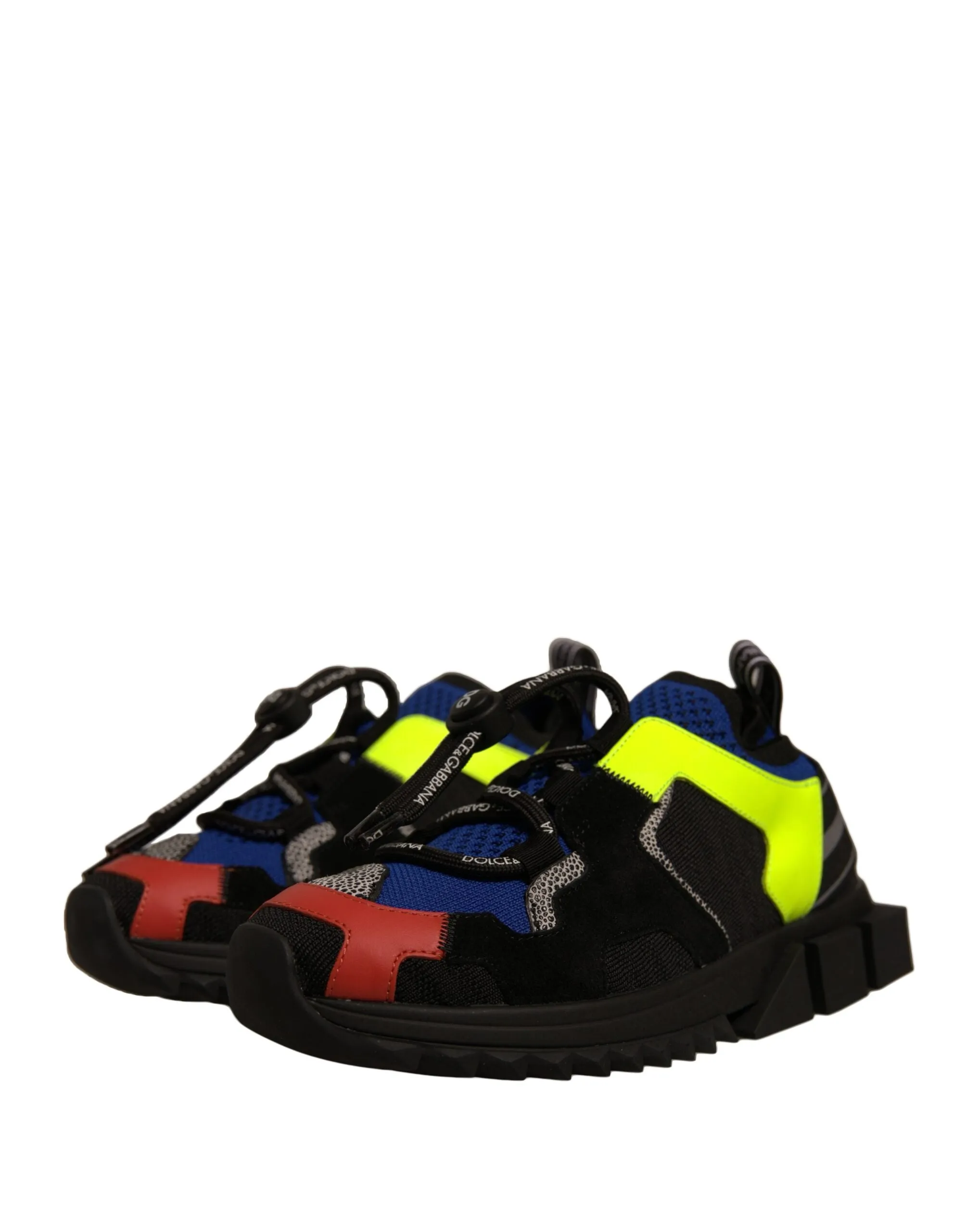 Dolce&Gabbana Sorrento Women Multicolor Sneakers Polyester Trainer Shoes EUR 37