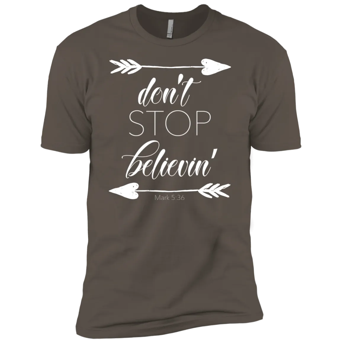 Don’t Stop Believin’ Bella Canvas Tee – Soft, Inspiring, and Perfect for Everyday Style