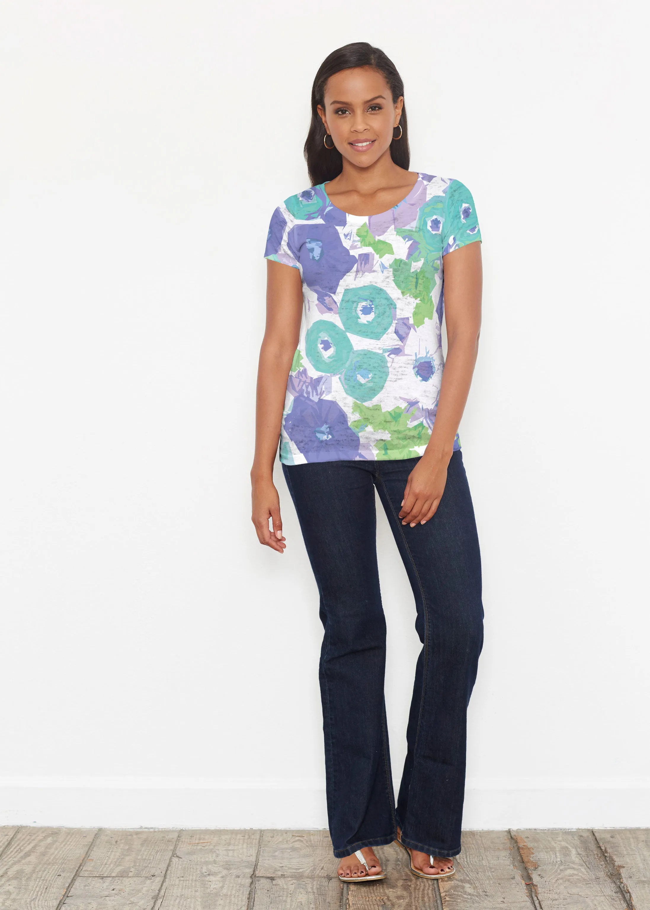 Dotsy (19202) ~ Short Sleeve Scoop Shirt