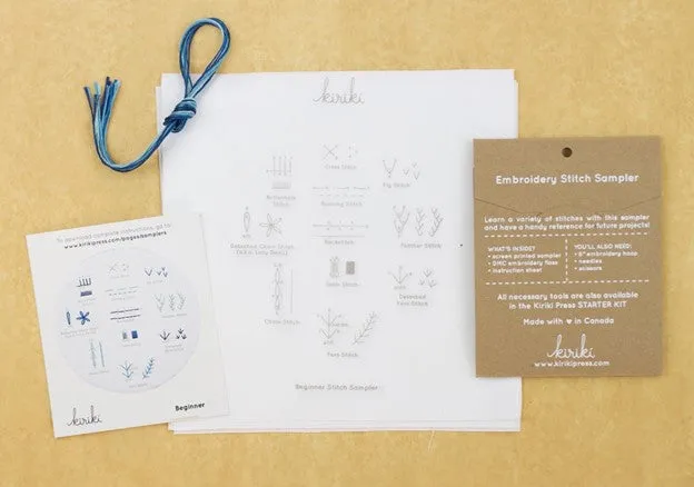 Embroidery Stitch Sampler - Beginner