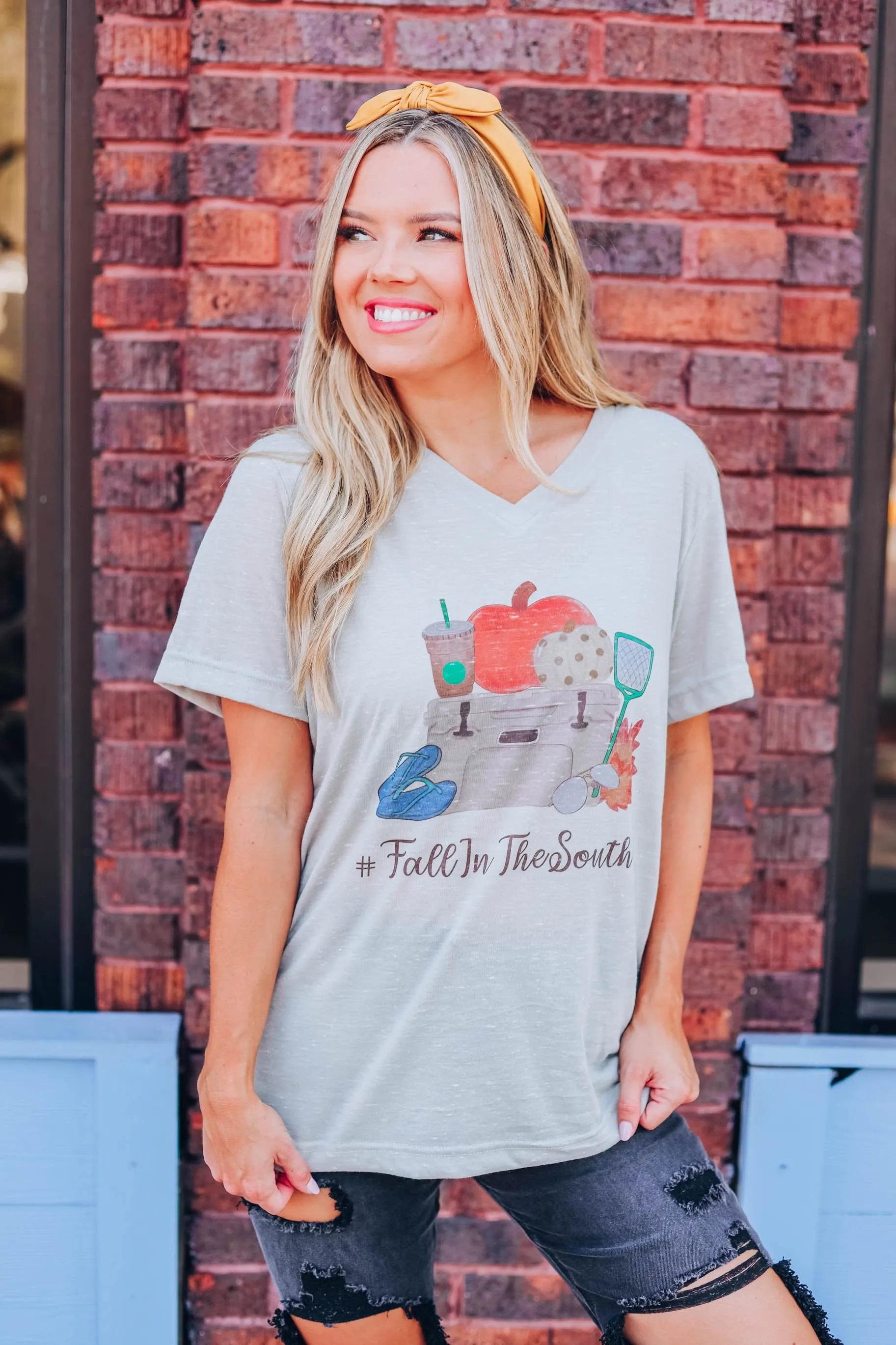 Fall In The South Graphic Tee-WHS