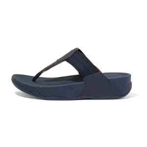 FitFlop Walkstar Canvas Flip Flops Sandals - Midnight Navy