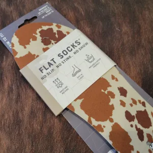 Flat Socks - Brown Cow