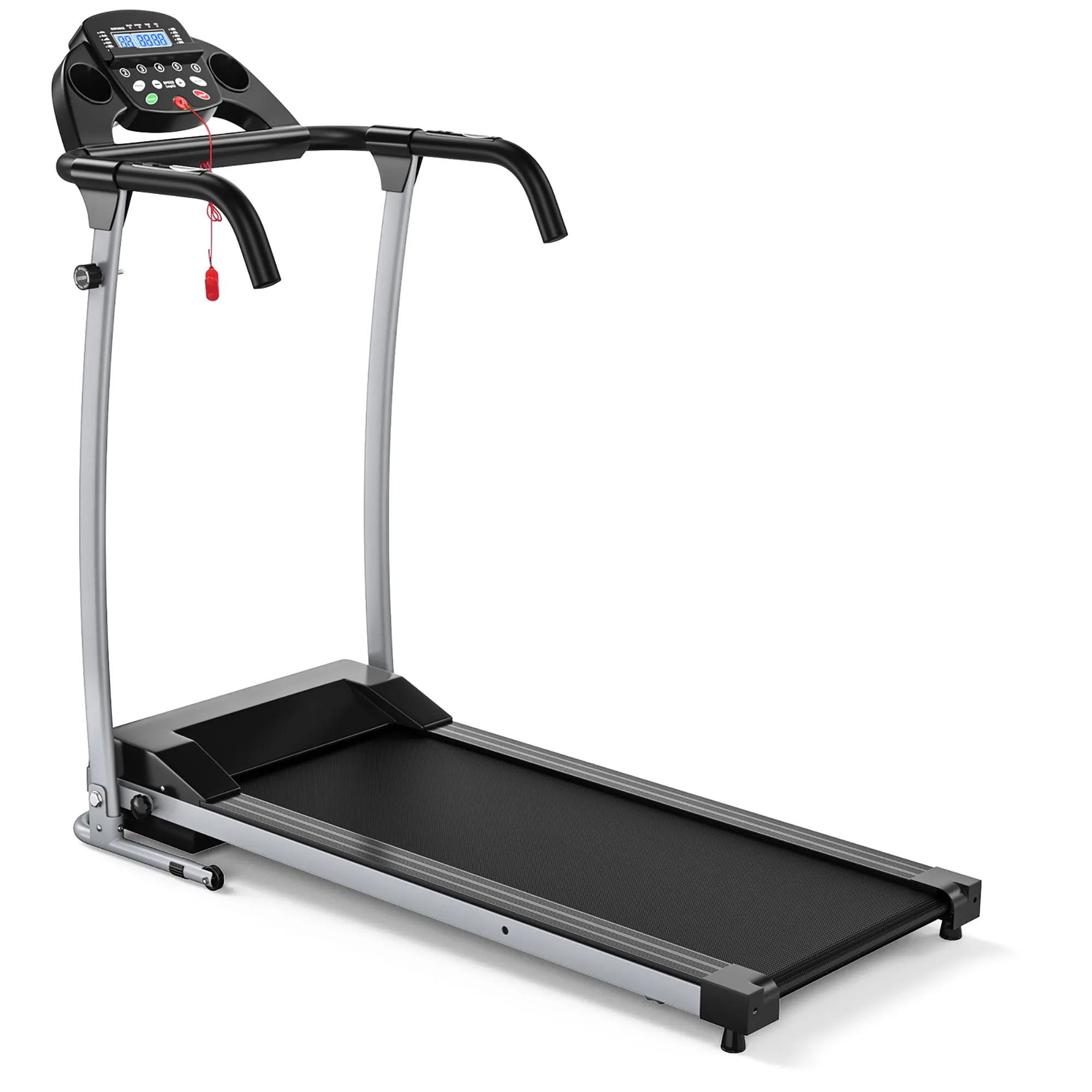 Folding Treadmill Electric /Support Motorized Power Running Fitness Machine